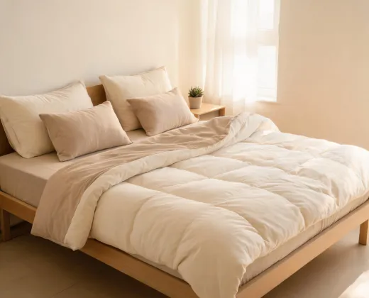 Starter bedding set for a first apartment